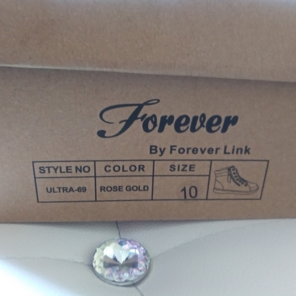 Rose Gold High Fashion Women's Shoes*Size10 - Picture 8 of 8